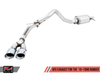 AWE Tuning 2019-2023 Ford Ranger 0FG Performance Exhaust System w/Chrome Silver Tips & Bash Guard | 3015-22072