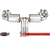 AWE Tuning 2019-2024 BMW M340i (G20) Non-Resonated Touring Edition Exhaust - Quad Chrome Silver Tips - 3015-42148