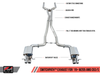 AWE Tuning 2019-2021 Mercedes-Benz C63/S AMG Coupe (W205) w/DPE SwitchPath Exhaust System | No Tips | 3025-11007