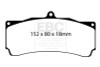 EBC Brakes Orangestuff Full Race Brake Pads