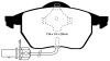 EBC 99-01 Audi A4 1.8 Turbo (B5) Redstuff Front Brake Pads