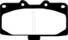 EBC 98-03 Nissan Skyline (R34) 2.5 GT (200) Greenstuff Front Brake Pads