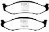 EBC 97-99 Jeep Cherokee 2.5 82mm High Rotors Extra Duty Front Brake Pads
