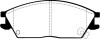 EBC 95-99 Hyundai Accent Greenstuff Front Brake Pads