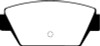 EBC 93-94 Eagle Talon 1.8 Greenstuff Rear Brake Pads