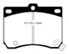 EBC 91-96 Ford Escort 1.8 Yellowstuff Front Brake Pads