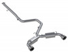 MBRP ARMOR Lite Cat-Back Exhaust, Aluminized Steel - 2019-2022 Hyundai Veloster N 2.0L - S4706AL