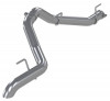 MBRP ARMOR Plus DPF-Back Exhaust, T409 Stainless Steel - 2021-2023 Jeep Gladiator (JT) EcoDiesel 3.0L - S6502409
