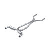 MBRP ARMOR Pro Cat-Back Exhaust, T304 Stainless Steel - 2017-2022 Infiniti Q60 3.0L - S4404304