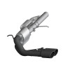 MBRP ARMOR BLK Axle-Back Exhaust, Black-Coated Aluminized Steel - 2009-2013 Chevrolet Silverado 1500 / GMC Sierra 1500 4.3L - S5081BLK