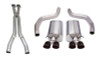 Corsa 06-11 Chevrolet Corvette C6 Z06/ZR1 Sport Cat-Back Dual Rear Exit w/ Twin 4.0in Black Tips