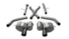 Corsa 2012-2021 Jeep Grand Cherokee SRT 2.75in Dual Rear Xtreme Cat-Back Exhaust - Black PVD Tip Finish