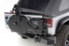 Rampage 07-18 Jeep Wrangler JK (Incl. Unlimited) Trail Guard Tire Carrier - Black