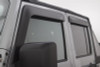 AVS 07-18 Jeep Wrangler Unlimited Ventvisor Low Profile Window Deflectors 4pc - Matte Black