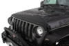 AVS 2018-2025 Jeep Wrangler (JL) 2dr/4dr Aeroskin II Textured Low Profile Hood Shield - Black - 436148