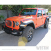 Westin Wind Deflector, Smoke | 2018-2026 Jeep Wrangler JL Unlimited Wade In-Channel 4pc | 72-51499