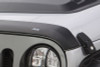 AVS 2018-2025 Jeep Wrangler (JL) 2dr/4dr Aeroskin Low Profile Hood Shield - Matte Black - 377156