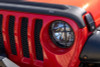 AVS 2018-2025 Jeep Wrangler (JL) 2dr/4dr Aeroskin Low Profile Acrylic Hood Shield - Smoke - 322156