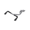 MBRP ARMOR BLK Resonator-Back Exhaust, Black-Coated Aluminized Steel - 2021-2024 Ford Bronco Sport 1.5L / 2.0L EcoBoost - S5207BLK