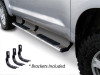 Go Rhino OE Xtreme SideSteps (Complete Kit w/Sidesteps + Brackets) for 2020-2026 Jeep Gladiator JT, Stainless Steel - Part #685451687PS