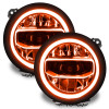 Oracle Jeep Wrangler JL/Gladiator JT RGB+W Headlight DRL Upgrade Kit - ColorSHIFT