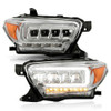 Spyder 2016-2023 Toyota Tacoma Halogen Model Only High-Power LED Headlights - Chrome PRO-YD-TT16HALAP-C