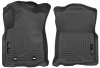 Husky Liners WeatherBeater Front Floor Liners, Black for 2016-2017 Toyota Tacoma w/ Manual Trans - Part #13961
