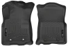 Husky Liners WeatherBeater Front Floor Liners, Black for 2016-2017 Toyota Tacoma w/ Manual Trans - Part #13961
