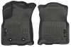 Husky Liners 2016-2022 Toyota Tacoma w/ Auto Trans WeatherBeater Front Black Floor Liners