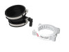 aFe 2020-2024 Corvette C8 Silver Bullet Aluminum Throttle Body Spacer Works w/ Factory Intake Only - Silver