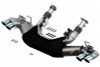 Borla 2020-2024 Chevrolet Corvette C8 6.2L S-Type Exhaust System Dual Round A/C Tips 4inx 4.75in