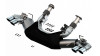 Borla 2020-2024 Chevrolet Corvette C8 6.2L S-Type Exhaust System Dual Round A/C Tips 4inx 4.75in