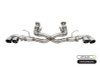 Corsa 2020-2024 Corvette C8 3in Xtreme Cat-Back Exhaust 4.5in Pol Quad Tips - Integrates stock AFM Valve