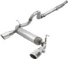 aFe Rebel Series 409 Stainless Steel Cat-Back Exhaust 2018-2025 Jeep Wrangler JL 2.0L (t) - Polished Tip - 49-48096-P