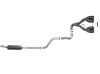 aFe Rebel Series 2.5in 304 SS Cat-Back Exhaust w/ Black Tip 2018-2025 Jeep Wrangler (JL) - 49-38073-B