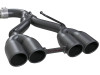 aFe Rebel Series 2.5in. 304 SS C/B Exhaust System 2018-2025 Jeep Wrangler (JL) V6-3.6L - Black Tip - 49-38071-B