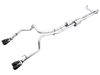 AWE Tuning 2022-2026 Chevy Silverado ZR2 | GMC Sierra 1500 AT4X 6.2L 0FG Catback Split Dual (Flat Bumper) | Diamond Black Tips | 3015-43284
