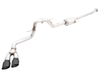 AWE Tuning 0FG 2021-2026 Ford F150 (2.7L | 3.5L | 5.0L) Dual Side Exit Cat-Back Exhaust | 4.5in Diamond Black Tips | 3015-23059