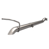 QTP 07-18 Jeep Wrangler JK 3.6L/3.8L Eliminator Cat-Back Crawler Exhaust