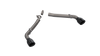 QTP 10-13 Chevrolet Camaro SS 6.2L 304SS Eliminator Muffler Delete Axle Back Exhaust w/4.5in Blk Tip