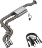 QTP 15-18 Ford F-150 CC/EC Standard Bed 304SS Screamer Cat-Back Exhaust w/3in Tips