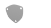 QTP 3in Bolt-On QTEC 3 Bolt Cover Plate
