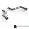 QTP 2016-2023 Chevrolet Camaro SS 6.2L 304SS Eliminator Muffler Delete Axle Back Exhaust w/4.5in Tips