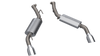 QTP 14-15 Chevrolet Camaro SS 6.2L 304SS AR3 Axle Back Exhaust w/4.5in Tips