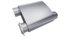 QTP 3in Weld-On Reverse 304SS Screamer Muffler Short Case w/Bolt-On QTEC Electric Cutout