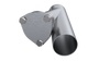 QTP 2.5in Weld-On QTEC Exhaust Cutout Y-Pipe