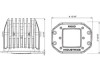 Rigid Industries Driving LED Light Amber product photo