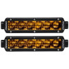 Rigid Industries 6in SR-Series Pro Dot / SAE Fog Lights (Pair) - Selective Yellow - 906704