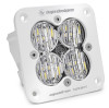 Baja Designs Squadron Sport White Wide Cornering Pattern Flush Mount LED Light Pod - Clear - 551005WT