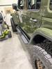 Go Rhino Dominator Xtreme D1 Side Steps - Textured Black - 2018-2023 Wrangler JLU / 392 4-Door (with Brackets) - D14506T